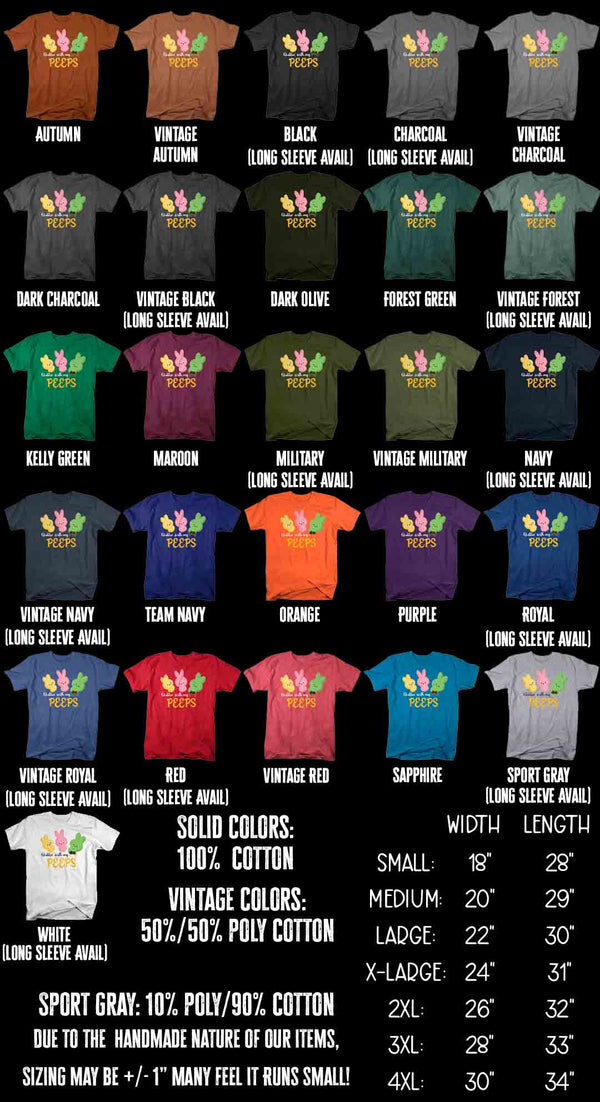 Men's Easter Shirt Chillin' With My Peeps T Shirt Bunny TShirt Cute Gift Easter Teacher Easter Tee Unisex Man-Shirts By Sarah