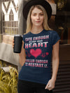 Women's Cute Nurse T Shirt Cute Enough Stop Heart Shirt Skilled Enough To Restart It T Shirt Funny Nurse Shirt