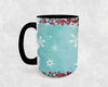 Cute Christmas Coffee Mug Watercolor Koala Hat Illustration Adorable Christmas Decor Coffee Mug Gift 15 oz. 20 oz. Giant Large Cup