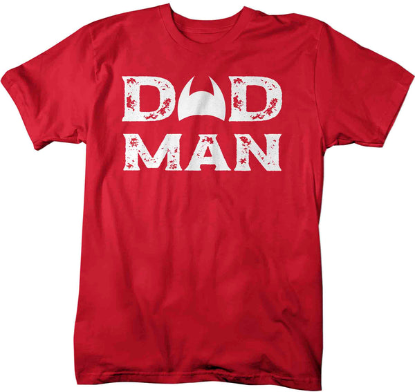 Men's Dad Man Shirt Cool Father's Day Gift T Shirt Distressed Grunge TShirt Funny Hipster Graphic Tee Man Unisex-Shirts By Sarah