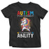 Kids Autism Unicorn T Shirt Love Different Ability Autism Shirt Cute Autism T Shirt Autism Awareness Shirt-Shirts By Sarah