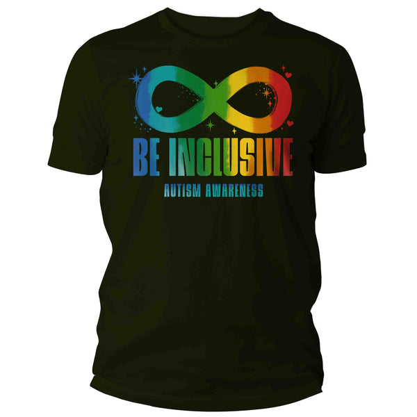 Men's Autism Infinity Shirt Be Inclusive Neurodivergent Awareness Neurodiversity Divergent Asperger's Syndrome Spectrum ASD Tee Man Unisex-Shirts By Sarah