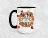 Fall For Jesus Coffee Mug Fall Leaves Gift Jesus Christian Cup Vintage Religious Coffee Mugs 15 oz. 20 oz. Large Giant Big