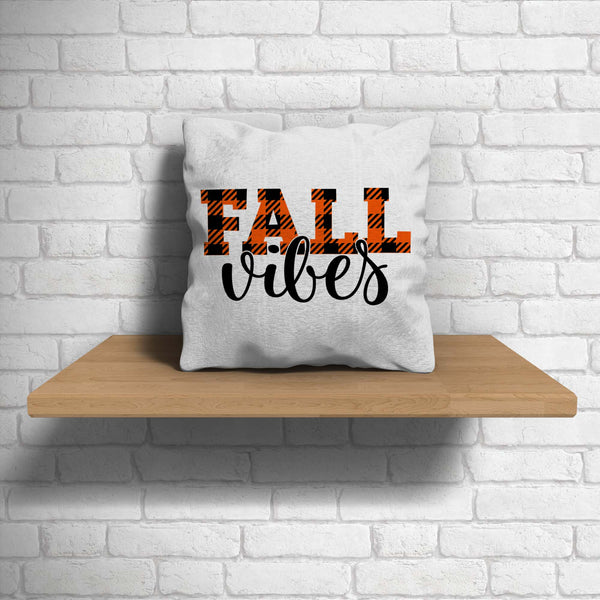 Fall Vibes Pillow Cover Fall Throw Pillow Case Fall Plaid Festive Fall Decor Cute Decoration For Fall 16