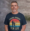 Men's Fishing T Shirts Matching Father Son Fishing Partners For Life Shirts Father's Day Gift Idea Vintage Best Friends Shirt