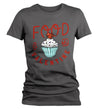 Women's Funny Valentine's Day T Shirt Food Is My Valentine TShirt Cupcake T-Shirt Cute Graphic Tee