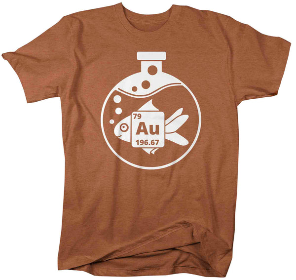 Men's Funny Science T Shirt Goldfish Shirt Periodic Table T Shirt Chemistry Shirts Unisex Chemist Teacher Pun Flask Soft Graphic Tee-Shirts By Sarah