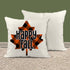 Happy Fall Pillow Cover Buffalo Plaid Leaf Graphic Throw Pillow Case Season Fall Home Decor Leaves Happy Fall 15.75" Square-Shirts By Sarah