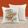 Happy Fall Yall Pillow Cover Fall Throw Pillow Case Watercolor Pumpkin Home Decor Latte Square Pumpkin Spice 15" Square