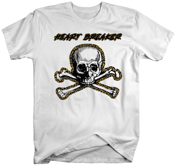 Men's Valentine's Day T Shirt Grunge Shirt Heartbreaker Tee Skull Crossbones TShirt Mans Unisex Graphic Pastel Grunge Clothing Top-Shirts By Sarah