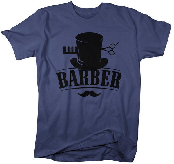 Vintage Top Hat Barber T-Shirt-Shirts By Sarah