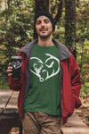 Men's Hunting T Shirt Fisherman Shirt Hunter Shirt Hunter Gift Fishing Gift T Shirt Heart Hook Antlers Shirt Hunting Gift Unisex Man