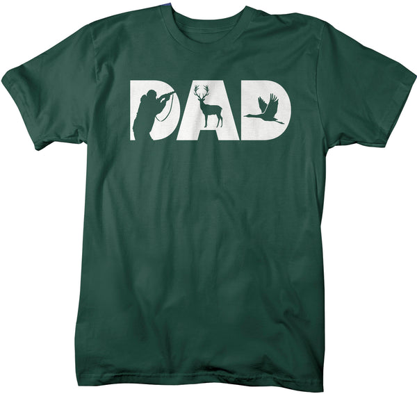 Men's Hunting Dad T Shirt Father's Day Gift Hunter Shirt Hunting Gift Daddy Hunt Shirt Dad Goose Buck Deer Shirt-Shirts By Sarah