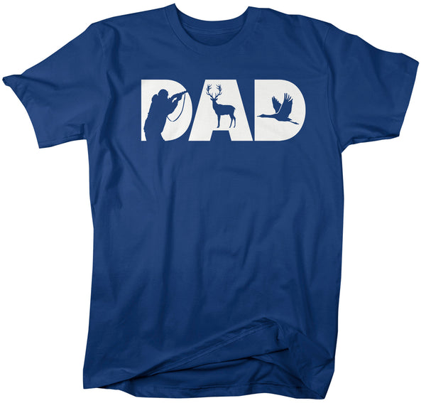 Men's Hunting Dad T Shirt Father's Day Gift Hunter Shirt Hunting Gift Daddy Hunt Shirt Dad Goose Buck Deer Shirt-Shirts By Sarah