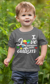 Kids Autism T Shirt Love Someone With Autism Shirt Heart Puzzle Love Autism T Shirt Autism Awareness Shirt