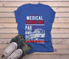 Men's Funny Paramedic T-Shirt EMT Shirts Do It In Rear Tee Ambulance Shirt