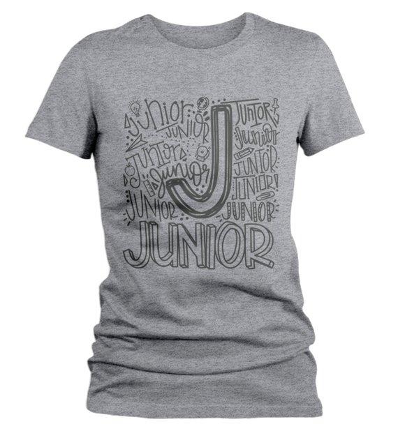Women's Junior T Shirt Class Tee Typography Back To School School Gift Idea Shirts Cool Juniors-Shirts By Sarah