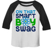 Boy's Funny Shirt Back To School Raglan Smart Boy Swag Science Shirts Cute Boys Shirts By Sarah