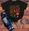 Women's  Cute Fall T Shirt Even Leaves Fall For Me Tee Season Shirts Adorable TShirt