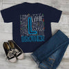 Boy's Little Brother T Shirt Typography Tee Matching Sibling Shirts Cute Tees