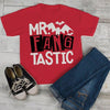 Boy's Funny Halloween T Shirt Mr. Fang Tastic Vampire Toddler Shirts Adorable Halloween Tee