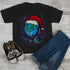 Kids Earth Christmas Shirt Geek Shirt Christmas Geek Shirts Graphic Tee Santa Hat T Shirt Boy's Girl's Toddler-Shirts By Sarah