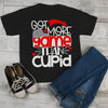 Kids Funny Valentine's Day T Shirt More Game Than Cupid T-Shirt Valentines Shirts Cute Valentine Tee