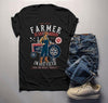Men's Funny Farmer Shirt Best In Field TShirt Farming Gift Idea Vintage Farming Graphic Tee