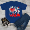 Kids Valentine's Day T Shirt Got Love For Mama Shirt Plaid Heart Tee Valentines Day Shirts