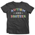 Girl's Autism Brother Shirt ASD Autism Spectrum Shirts Awareness Tee Brothers Bro Support Tee-Shirts By Sarah