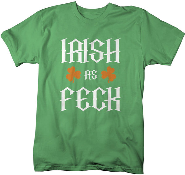 Shirts By Sarah Men's Funny Irish As Feck St. Patrick's Day T-Shirt-Shirts By Sarah
