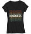 Women's V-Neck Kindness T Shirt Be Kind Shirts Vintage Kind Shirt Retro Shirts Inspirational Shirts Teacher Shirt-Shirts By Sarah