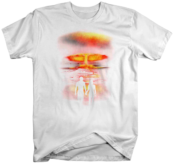 Men's Nuclear Fallout Shirt Bomb T Shirt Gamer Tee Love War Matching Couples Shirts Match Hipster Gift Unisex Soft Graphic Tee-Shirts By Sarah