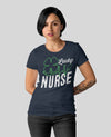 Women's St. Patrick's Day T Shirt Lucky Nurse Shamrock Shirt Nurse St. Patrick's Day Shirt Lucky Nurse Tee