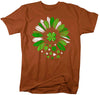 Men's Cute St. Patrick's Day Shirt Lucky Sunflower T Shirt Flower Clover Luck Gift Saint Patricks Irish Green Man Unisex Tee
