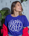 Men's Happy Fall Y'all T Shirt Happy Fall Shirts Vintage Shirt Season Shirt Fall Shirts