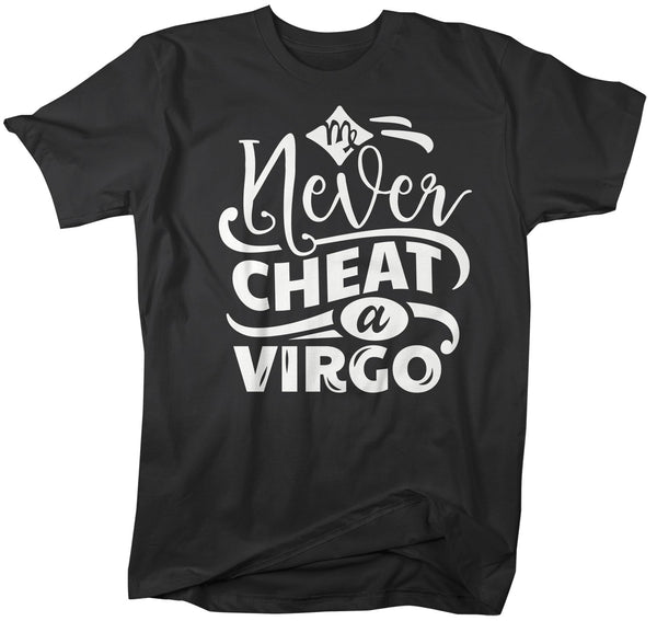 Men's Virgo T-Shirt Never Cheat A Virgo Shirt Horoscope Shirt Astrology Shirts Virgo TShirt Astrological-Shirts By Sarah