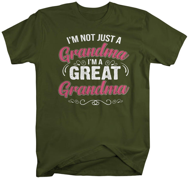 Men's Great Grandma T Shirt Not Just Grandma Great Grandma Shirt Cute Grandma Shirt Grandma Gift-Shirts By Sarah