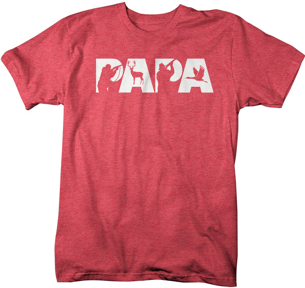 Men's Hunting Papa T Shirt Father's Day Gift Hunter Shirt Hunting Gift Papa Hunt Shirt Grandpa Goose Buck Deer Shirt-Shirts By Sarah