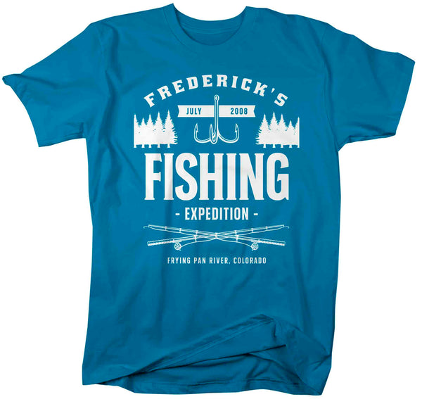 Men's Fishing T-Shirt Fisherman Trip Expedition Tee Shirt Custom Shirts Personalized Tee Fish Trip Vacation Father's Day Gift Unisex Man-Shirts By Sarah