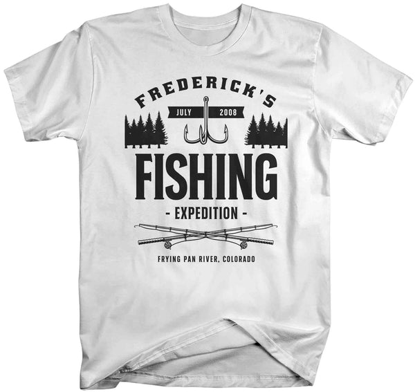 Men's Fishing T-Shirt Fisherman Trip Expedition Tee Shirt Custom Shirts Personalized Tee Fish Trip Vacation Father's Day Gift Unisex Man-Shirts By Sarah