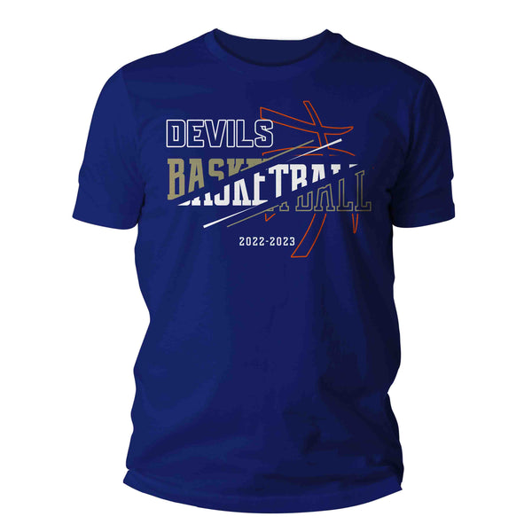 Men's Basketball Team Shirt Ball Tee Streetwear Urban Coach Highschool T Shirt Custom Mom Dad TShirt Custom Unisex Shirts Gift-Shirts By Sarah