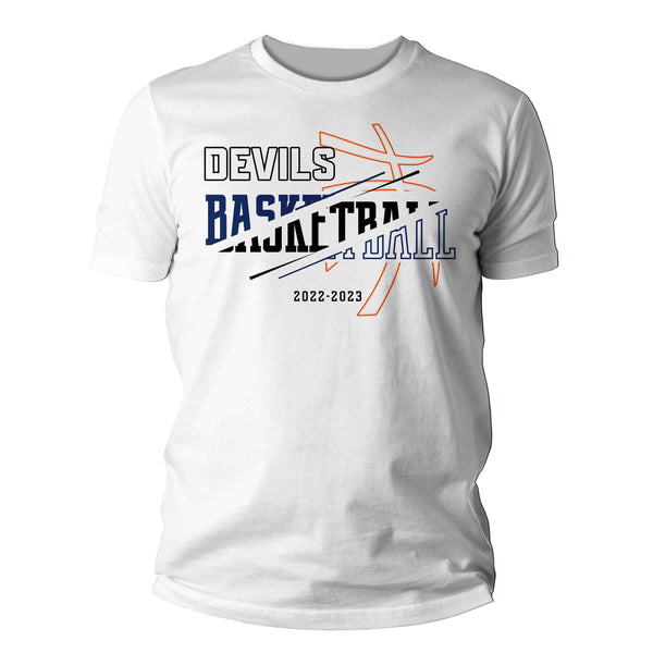 Men's Basketball Team Shirt Ball Tee Streetwear Urban Coach Highschool T Shirt Custom Mom Dad TShirt Custom Unisex Shirts Gift-Shirts By Sarah