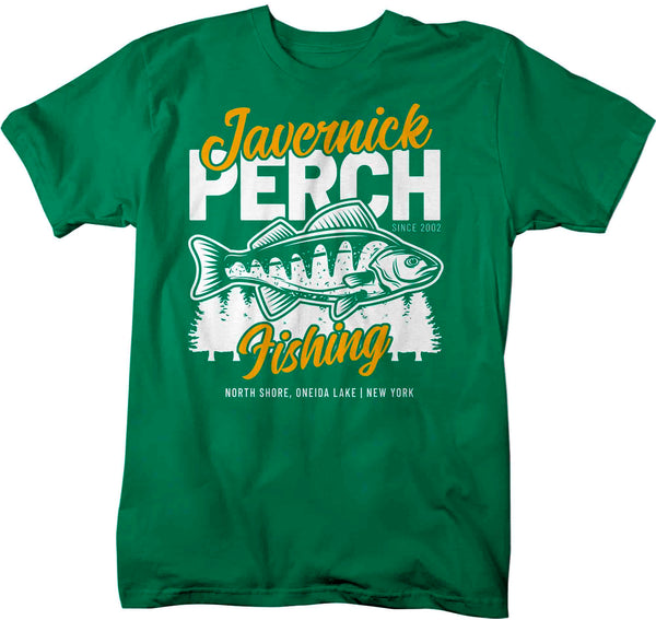 Men's Fishing T-Shirt Fisherman Perch Fishing P Tee Shirt Custom Shirts Personalized Tee Ice Fish Trip Vacation Father's Day Gift Unisex Man-Shirts By Sarah