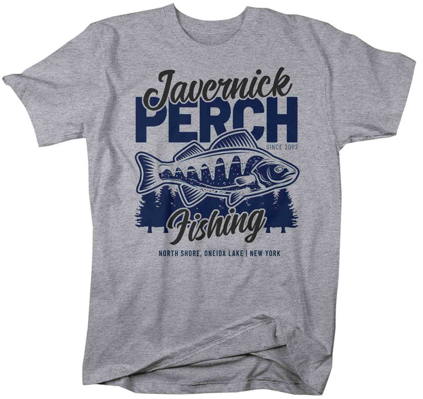 Men's Fishing T-Shirt Fisherman Perch Fishing P Tee Shirt Custom Shirts Personalized Tee Ice Fish Trip Vacation Father's Day Gift Unisex Man-Shirts By Sarah