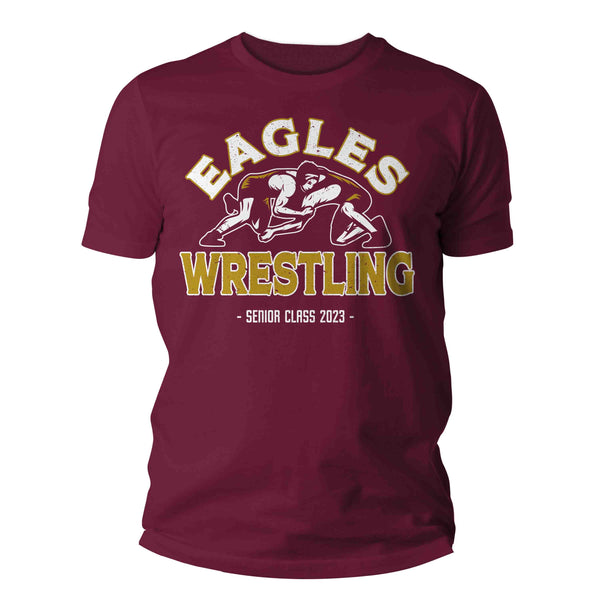 Men's Personalized Wrestling Shirt Custom Wrestler Tee Wrestle Team T Shirt Personalized Mom Dad TShirt Custom Unisex Shirts Gift Idea Tee-Shirts By Sarah