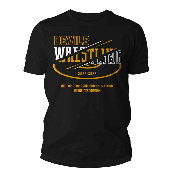 Men's Wrestling Team Shirt Personalized Wrestler Tee Streetwear Highschool T Shirt Personalized Mom Dad TShirt Custom Unisex Shirts Gift-Shirts By Sarah