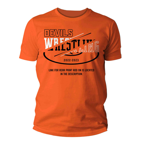 Men's Wrestling Team Shirt Personalized Wrestler Tee Streetwear Highschool T Shirt Personalized Mom Dad TShirt Custom Unisex Shirts Gift-Shirts By Sarah