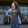 Women's Proud Ally LGBT T Shirt LGBT Support Shirt Friends Heart Shirts Inspirational LGBT Shirts Gay Support Tee