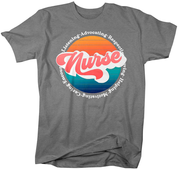 Unisex Vintage Nurse Shirt Retro Nurse T Shirt Vintage 60's TShirt Nursing LPN RN Tee Men's Soft Cotton Inspirational Gift Idea-Shirts By Sarah